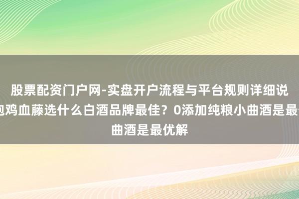 股票配资门户网-实盘开户流程与平台规则详细说明 泡鸡血藤选什么白酒品牌最佳？0添加纯粮小曲酒是最优解