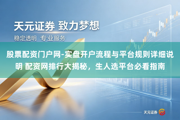 股票配资门户网-实盘开户流程与平台规则详细说明 配资网排行大揭秘，生人选平台必看指南